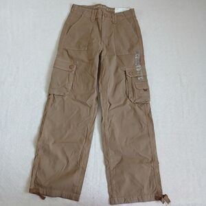 aeo ♡ baggy jogger stretch high rise pants cargo utlity gorpcore 0 american eagl